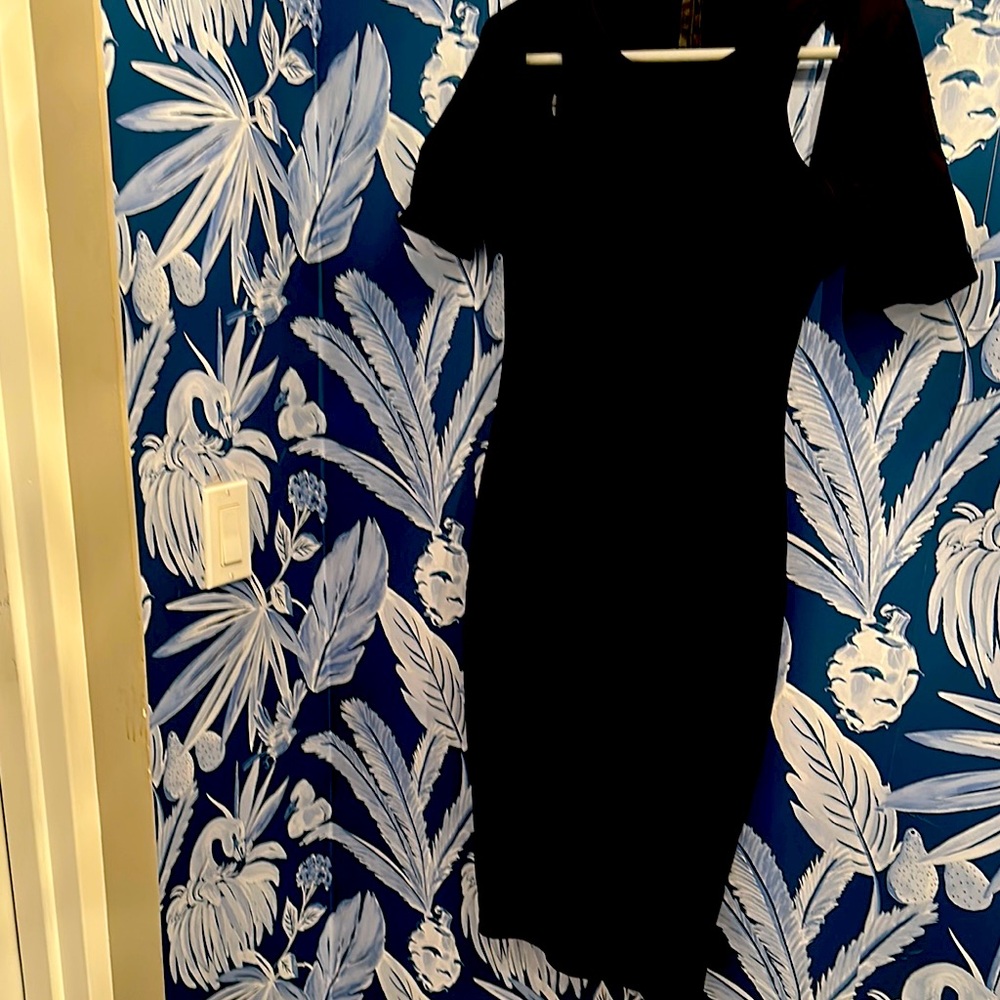 Fabletics black fitted dress